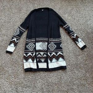Rue 21 long cardigan. Western style.